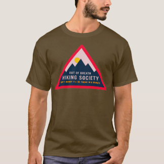 Camiseta O Design Da Sociedade De Caminho De Fora Do Ar