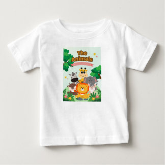 Camiseta O design de animais romântico para crianças