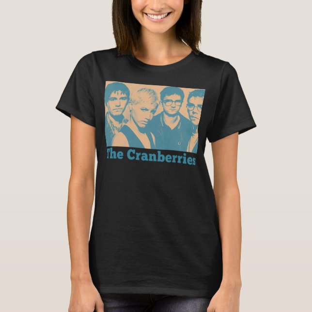 Camiseta O Design de Arte de Fã Estético dos Cranberries do (Frente)