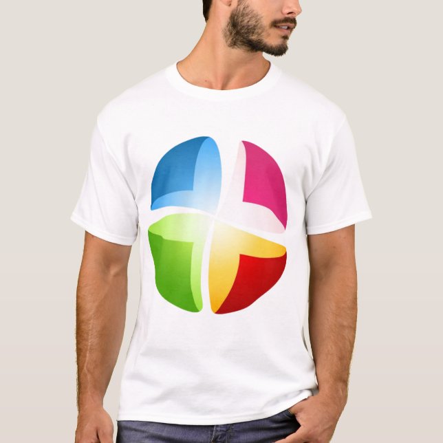 Camiseta O design de Ball round (Frente)