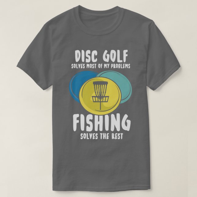 Camiseta O Design De Golfe De Disco Para Jogador De Frisbee (Frente do Design)