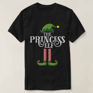 Camiseta O Design de Natal da Princesa Elfa