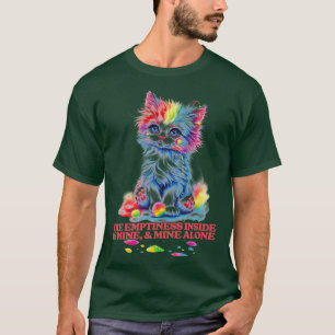 Camiseta O Design de Niilismo Cinto-Dentro vazio