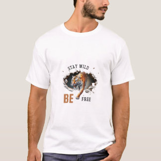 Camiseta O design do tigre pic