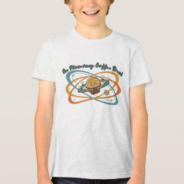 Camiseta O Design Retro Espaço Café Planetário