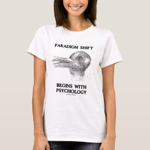 Camiseta O deslocamento do paradigma começa com a