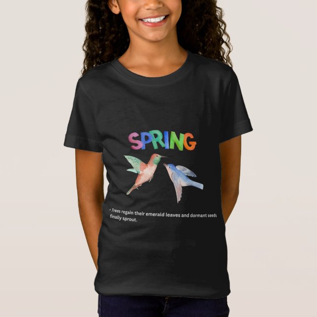 Camiseta O Despertar: Uma Homenagem Visual à Primavera (Frente)