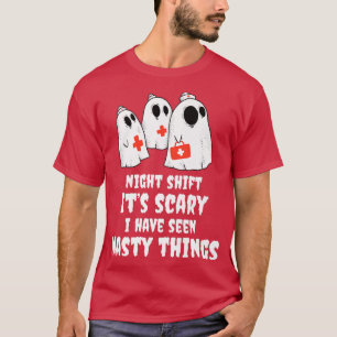 Camiseta O Desvio Noturno É Assustador Eu Vi Coisas Desagra
