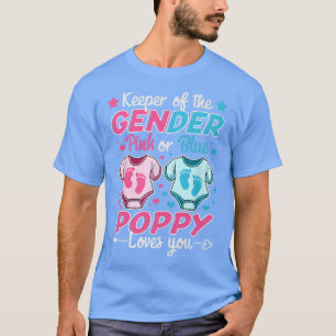 Camiseta O Detentor Do Gênero Revela Que A Poppia Azul Ou C
