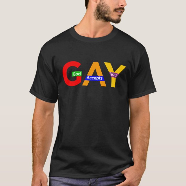 Camiseta O deus ALEGRE aceita-o (Frente)