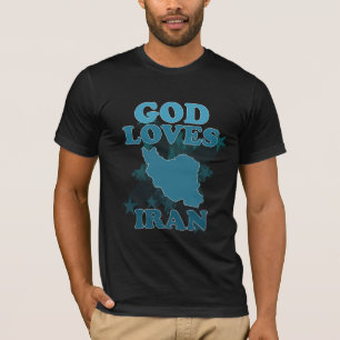 Camiseta O deus ama Irã