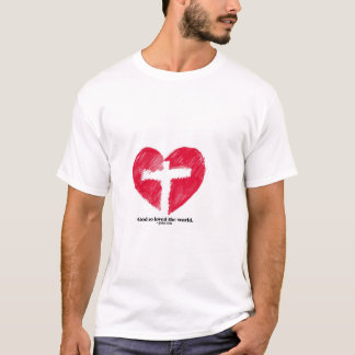 Camiseta O deus amou assim o mundo