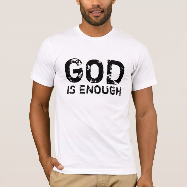 Camiseta O deus é bastante (Frente)