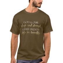 O deus é nosso verso cristão Brown/ouro da bíblia