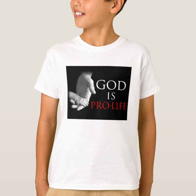 Camiseta O deus é Pro-Vida (Frente)