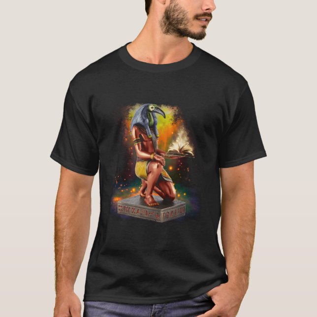 Camiseta O Deus Egípcio Do Conhecimento (Frente)