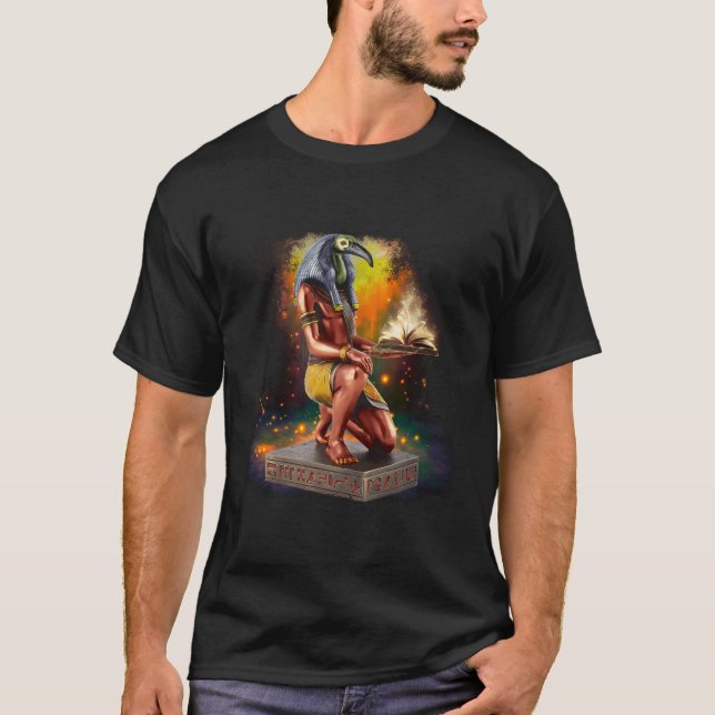Camiseta O Deus Egípcio Do Conhecimento (Frente)