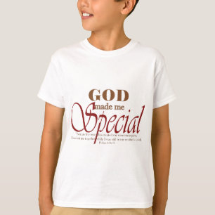 Camiseta O deus fez-me especial