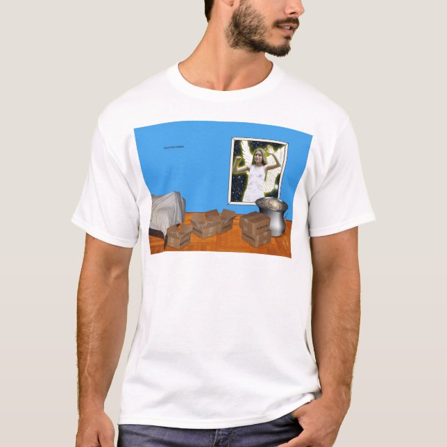 Camiseta O "deus Oversleeps", 2002 (Frente)