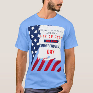 Camiseta O dia 4 de julho é um presente do Dia da Independê