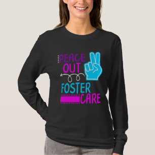 Camiseta O Dia da Adoção Moderna das Crianças de Cuidados d