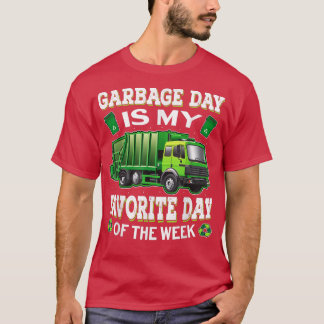 Camiseta O Dia da Gabrage do menino engraçado é meu dia fav