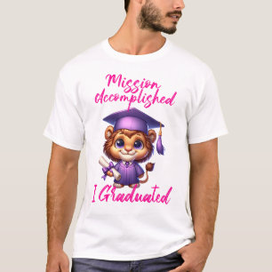 Camiseta O Dia da Graduação Celebra Sua Grande Conquista