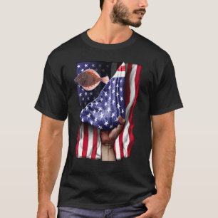 Camiseta O Dia Da Independência Da Bandeira Dos Eua
