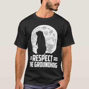 Camiseta o dia da marmota respeita a marmota