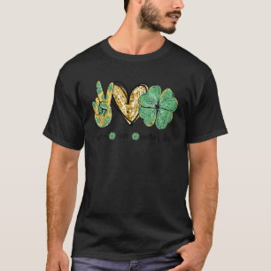 Camiseta O Dia da Patty de Paz Corta Ruas de Shamrock