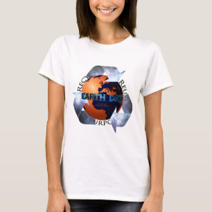 Camiseta O Dia da Terra Muda O Mundo