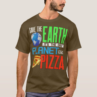 Camiseta O Dia da Terra Salva Nossa Terra É O Único Planeta