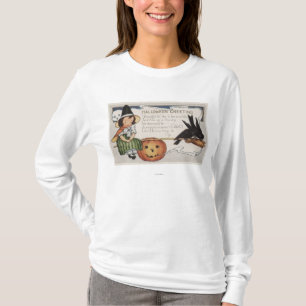 Camiseta O Dia das Bruxas GreetingCrows