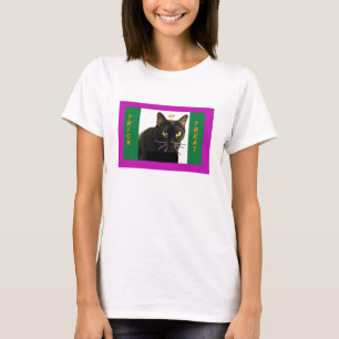 Camiseta O Dia das Bruxas moldou a doçura ou travessura