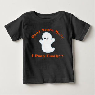 Camiseta O Dia das Bruxas não faz susto mim tshirt do beb