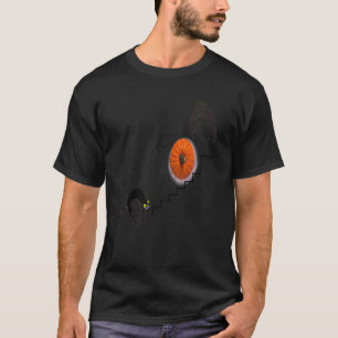 Camiseta O Dia das Bruxas O Fantasma Coloca o Gato em uma A