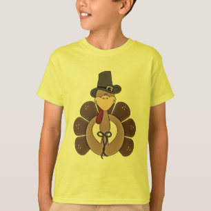 Camiseta O dia de acção de graças Turquia caçoa o t-shi