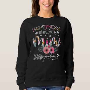 Camiseta O Dia de as mães Engraçado Mimi dá felicidade