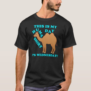 Camiseta O dia de corcunda feliz é quarta-feira