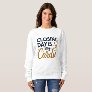 Camiseta O Dia de Fechamento é Meu Realtor Cardio