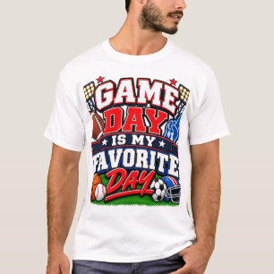 Camiseta O Dia de Jogo é o Meu Favorito