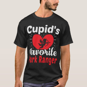 Camiseta O Dia de os namorados Favorito de Park Ranger de C