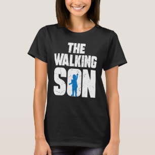 Camiseta O Dia de os pais do Pai do Filho Saunter Andando