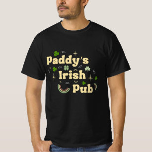Camiseta O Dia de São Patrício de Pub Irlandês do Paddy