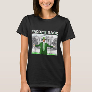 Camiseta O Dia de São Patrício do Paddy, Engraçado Trump Le