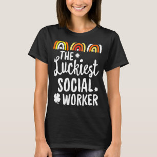Camiseta O Dia de São Patrício mais sortudo do trabalhador 