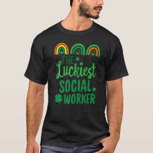 Camiseta O Dia de São Patrício mais sortudo do trabalhador