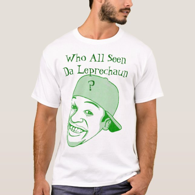 Camiseta O dia de St Patrick: Móbil Alabama do Leprechaun (Frente)