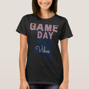 Camiseta O Dia do Jogo de Futebol do Mississippi Viba Cair
