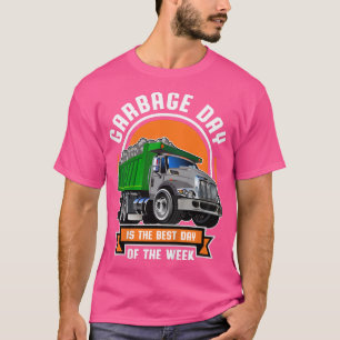 Camiseta O Dia Do Lixo Infantil É O Melhor Dia Da Semana Do